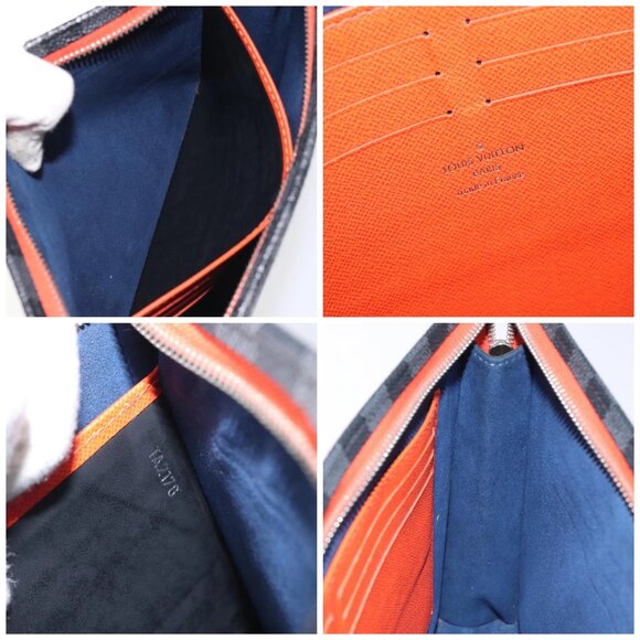 LOUIS VUITTON Epi Pochette Voyager MM Pouch Blue M62912 LV Auth 127163 - Picture 15 of 16